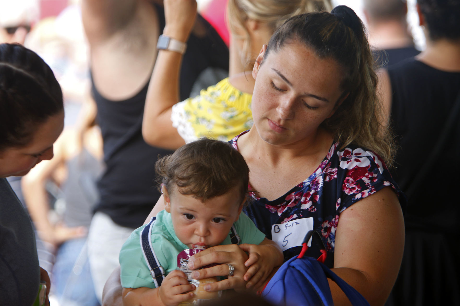 Cutest baby contest at the Porter County Fair